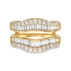 Thumbnail Image 3 of 1 CT. T.W. Baguette and Round Diamond Edge Enhancer in 14K Gold