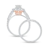 Thumbnail Image 3 of 2 CT. T.W. Pear-Shaped Diamond Frame Bridal Set in 14K White Gold
