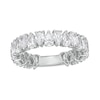 Thumbnail Image 1 of 3 CT. T.W. Certified Pear-Shaped Lab-Grown Diamond Eternity Anniversary Band in 14K White Gold (F/VS2)
