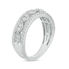 Thumbnail Image 3 of 1/2 CT. T.W. Diamond Triple Row Anniversary Band in 14K White Gold