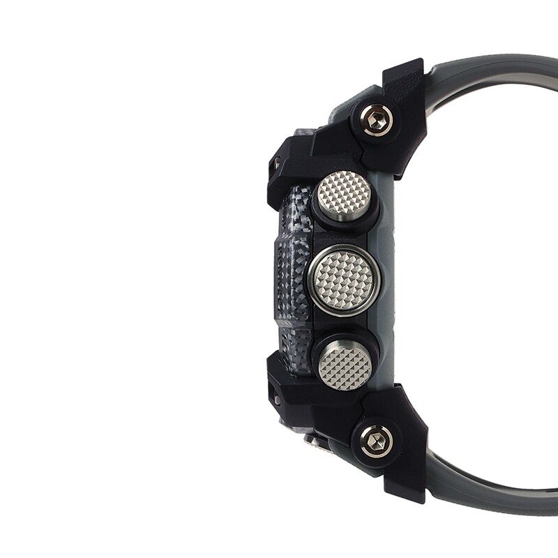 Main Image 2 of Men's Casio G-Shock Master of G Grey Resin Strap Watch with Black Dial (Model: GGB100-8A)