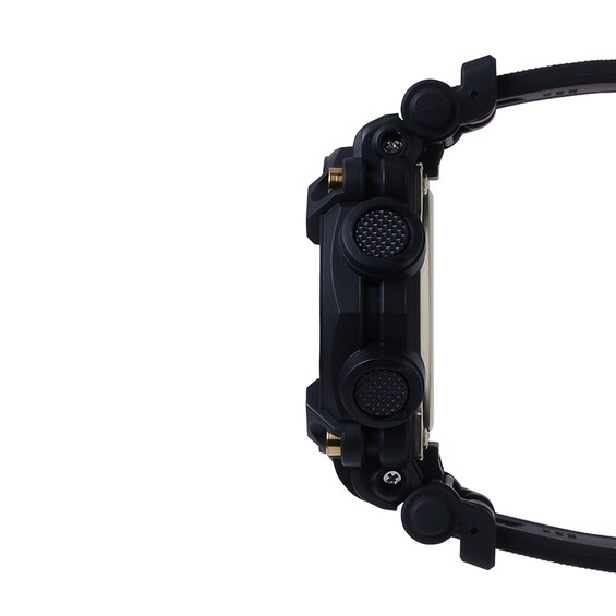 Men's Casio G-Shock Classic Black Resin Strap Watch with Gold-Tone Dial (Model: Ga900Ag-1A)
