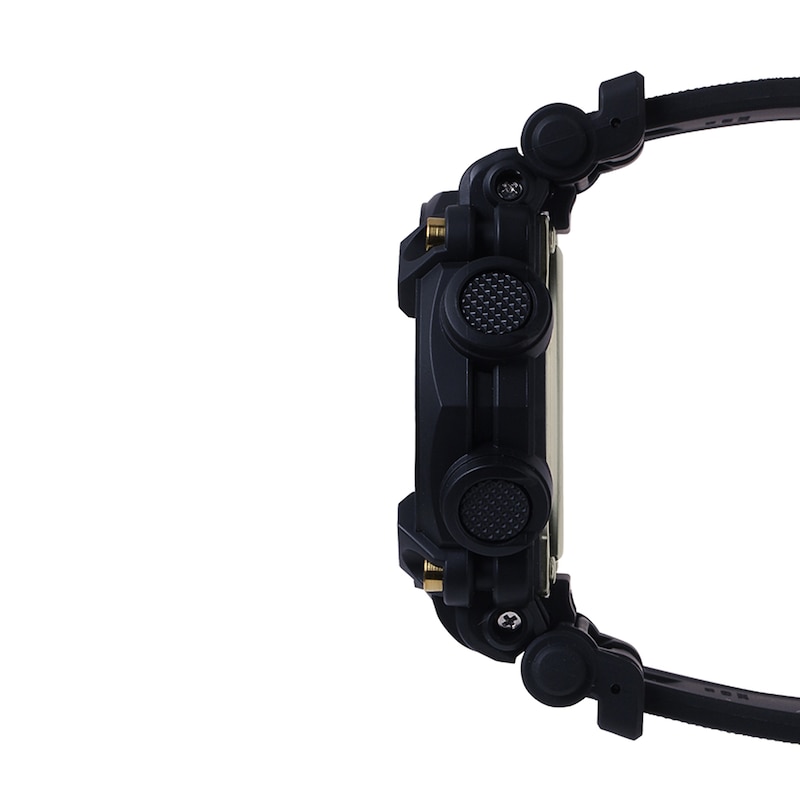 Main Image 2 of Men's Casio G-Shock Classic Black Resin Strap Watch with Gold-Tone Dial (Model: GA900AG-1A)