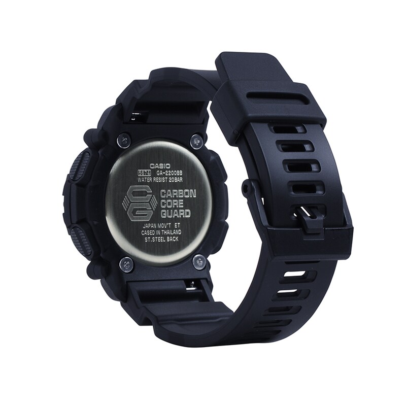 Main Image 3 of Men's Casio G-Shock Classic Black Resin Strap Watch (Model: GA2200BB-1A)