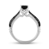 Thumbnail Image 3 of Enchanted Disney Villains Maleficent 1-1/5 CT. T.W. Black and White Diamond Engagement Ring in 14K White Gold