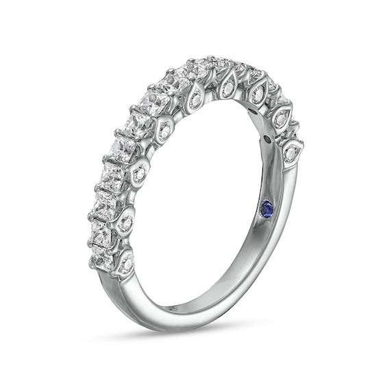 Vera Wang Love Collection 1 CT. T.w. Princess-Cut Diamond Anniversary Band in 14K White Gold