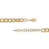 Thumbnail Image 3 of Graduated Figaro Chain Necklace in 10K Gold - 16"