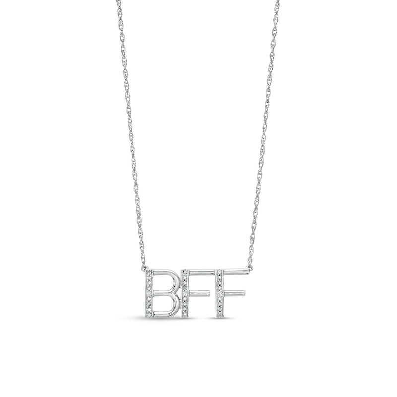 zales.com | Diamond Accent "BFF" Necklace