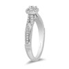 Thumbnail Image 2 of Enchanted Disney Pocahontas 1/2 CT. T.W. Diamond Split Shank Engagement Ring in 14K White Gold