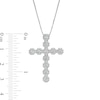 Thumbnail Image 3 of 1 CT. T.W. Diamond Cross Pendant in 10K White Gold