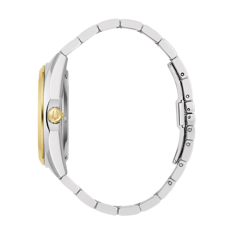 Main Image 2 of Men's Bulova Surveyor Two-Tone Automatic Watch with Silver-Tone Skeleton Dial (Model: 98A284)