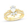 Thumbnail Image 1 of 1 CT. T.W. Oval Diamond Art Deco Bridal Set in 14K Gold (I/I2)