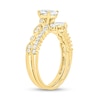 Thumbnail Image 2 of 1 CT. T.W. Oval Diamond Art Deco Bridal Set in 14K Gold (I/I2)