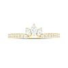 Thumbnail Image 2 of 1 CT. T.W. Oval Diamond Vintage-Style Three Piece Bridal Set in 14K Gold (I/I2)