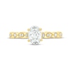 Thumbnail Image 3 of 1 CT. T.W. Oval Diamond Vintage-Style Three Piece Bridal Set in 14K Gold (I/I2)