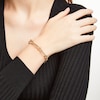 Thumbnail Image 2 of 10.4mm Oval Link Chain Bracelet in Hollow 10K Gold - 7.5"