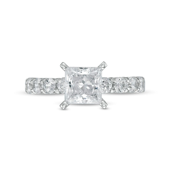 2-1/2 CT. T.w. Princess-Cut Diamond Engagement Ring in 14K White Gold (I/I2)