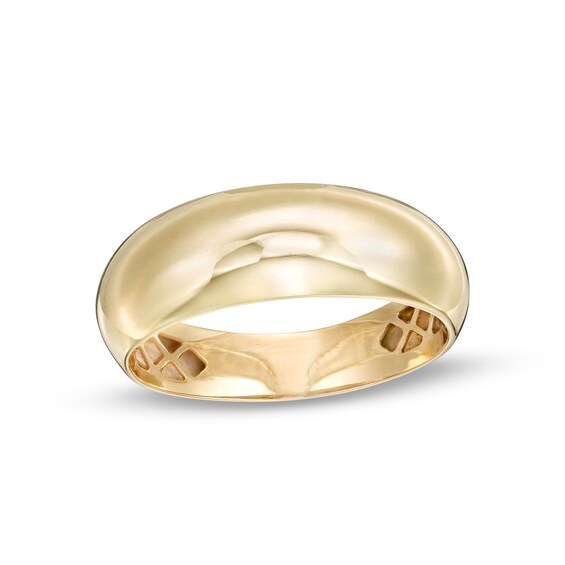 Dome Band in 10K Gold