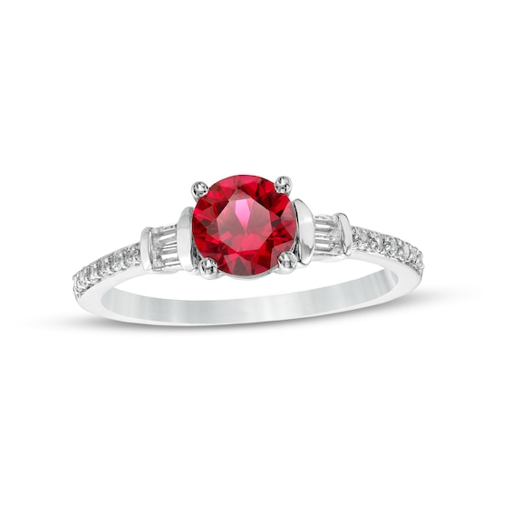 Andensine Topaz Sterling Silver Natural Gemstone Solitaire Ring *VARIETY* Ruby
