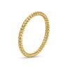 Thumbnail Image 2 of Rope-Texture Thin Stackable Band in 10K Gold - Size 7