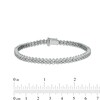 Thumbnail Image 4 of 5 CT. T.W. Diamond Cobblestone Bracelet in 10K White Gold