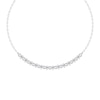 Thumbnail Image 0 of 2 CT. T.W. Diamond Marquise-Shaped Curved Necklace in 10K White Gold