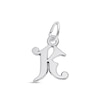 Thumbnail Image 1 of Rembrandt Charms® Cursive "K" Initial in Sterling Silver