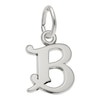 Thumbnail Image 1 of Rembrandt Charms® Cursive &quot;B&quot; Initial in Sterling Silver