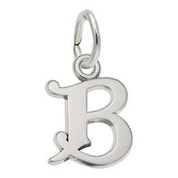 Rembrandt Charms® Cursive "B" Initial in Sterling Silver