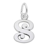 Thumbnail Image 1 of Rembrandt Charms® Cursive "S" Initial in Sterling Silver