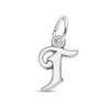 Thumbnail Image 0 of Rembrandt Charms® Cursive "T" Initial in Sterling Silver