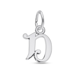 Rembrandt Charms® Cursive "D" Initial in Sterling Silver