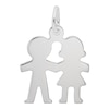 Thumbnail Image 0 of Rembrandt Charms® Children Silhouette in Sterling Silver