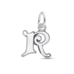 Rembrandt Charms® Cursive "R" Initial in Sterling Silver