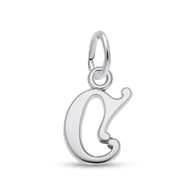 Main Image 1 of Rembrandt Charms® Cursive "C" Initial in Sterling Silver