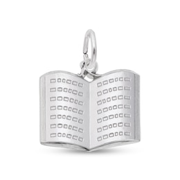 Rembrandt Charms® Open Book in Sterling Silver
