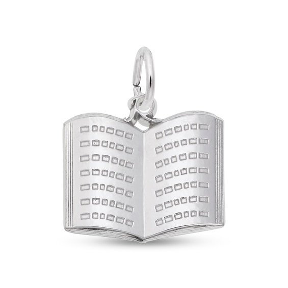 Rembrandt CharmsÂ® Open Book in Sterling Silver