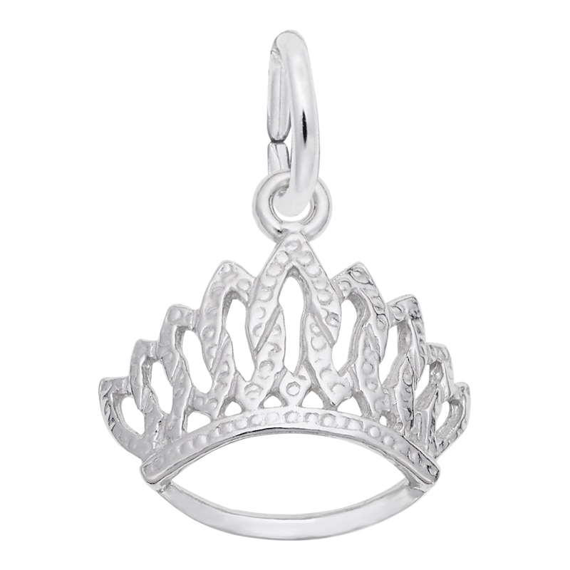 Main Image 1 of Rembrandt Charms® Textured Tiara in Sterling Silver
