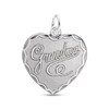 Thumbnail Image 1 of Rembrandt Charms® "Grandma" Heart Disc in Sterling Silver