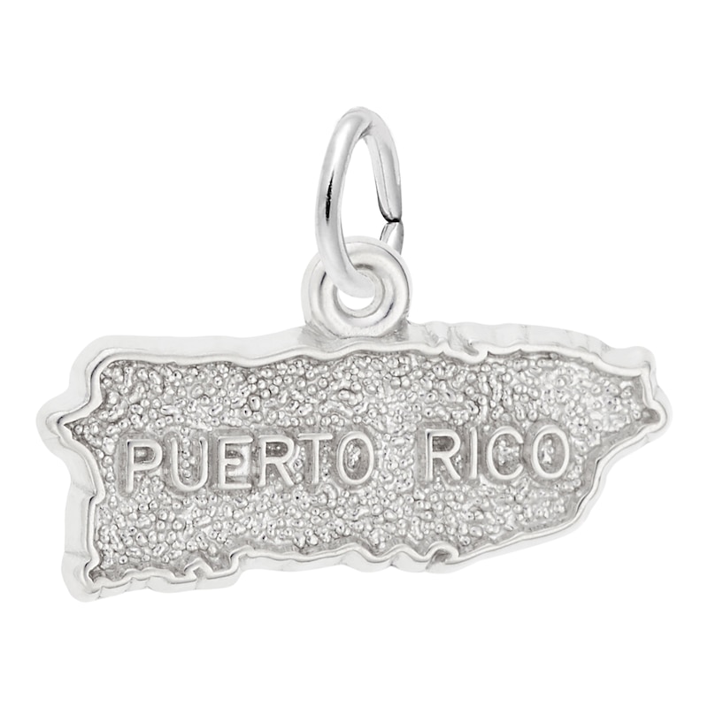 Main Image 1 of Rembrandt Charms® Puerto Rico in Sterling Silver