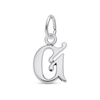 Thumbnail Image 1 of Rembrandt Charms® Cursive "G" Initial in Sterling Silver