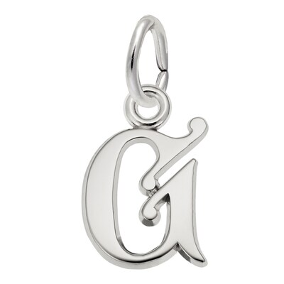 10K Yellow Gold Rembrandt Charms Letter A Charm 
