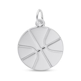 Rembrandt Charms® Basketball Disc in Sterling Silver