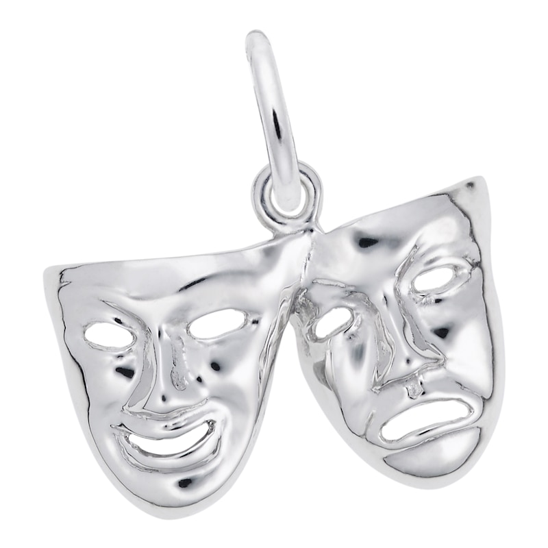 Main Image 1 of Rembrandt Charms® Theater Masks in Sterling Silver