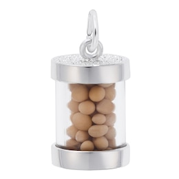 Rembrandt Charms® Mustard Seeds Cannister in Sterling Silver