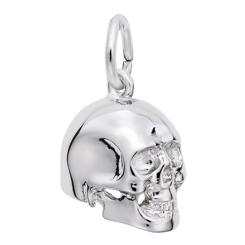 Main Image 1 of Rembrandt Charms® Skull in Sterling Silver