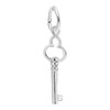 Thumbnail Image 1 of Rembrandt Charms® Clover-Top Key in Sterling Silver