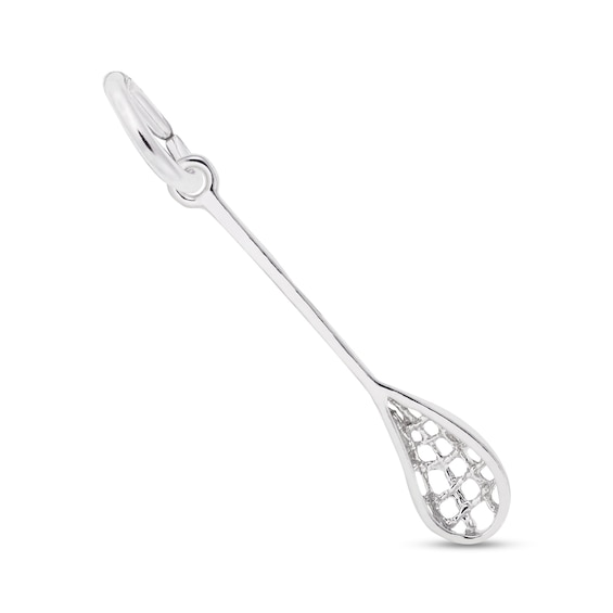 Rembrandt CharmsÂ® Lacrosse Stick in Sterling Silver