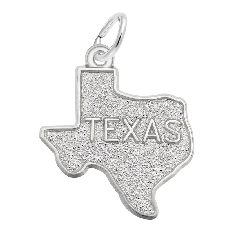 Rembrandt Charms® Texas State in Sterling Silver