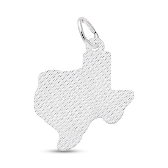 Rembrandt CharmsÂ® Texas State in Sterling Silver